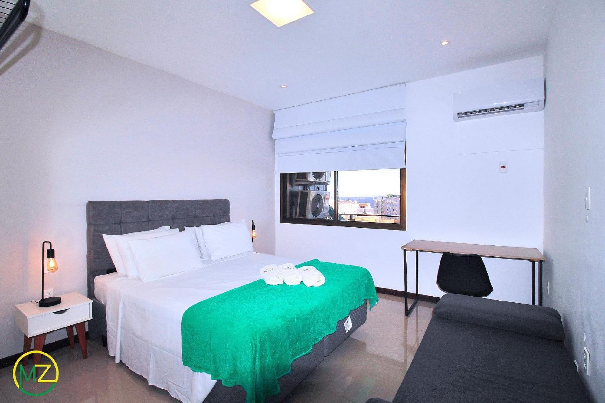 Incrível sala e quarto com varanda e vista para o mar de Ipanema Río de Janeiro Exterior foto