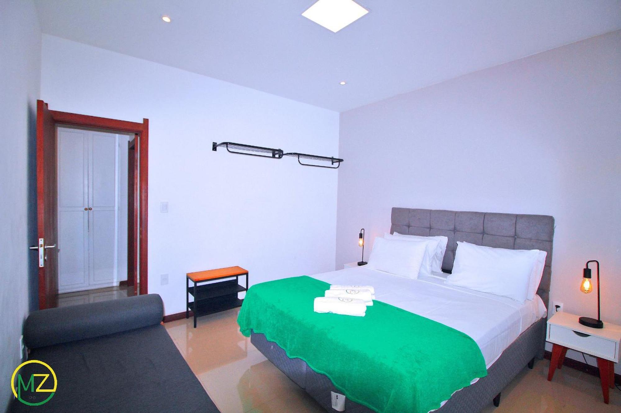 Incrível sala e quarto com varanda e vista para o mar de Ipanema Río de Janeiro Exterior foto